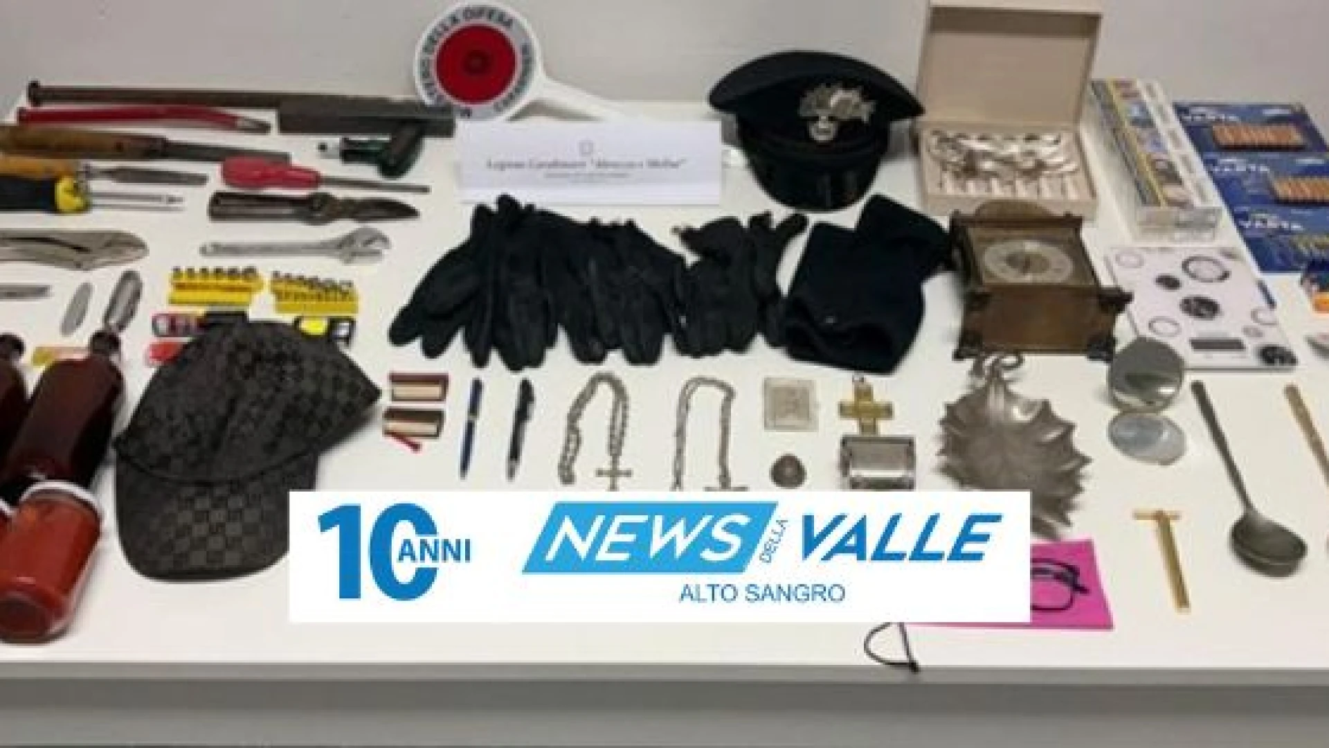 Forlì del Sannio: tenta l’ennesimo colpo in una abitazione ma viene bloccato dai Carabinieri. (VIDEO)